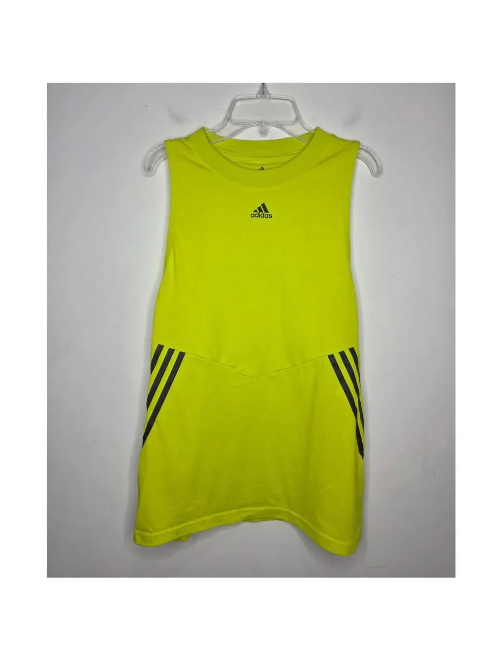 NWT Adidas Primegreen bright yellow oversized tank top - XS
